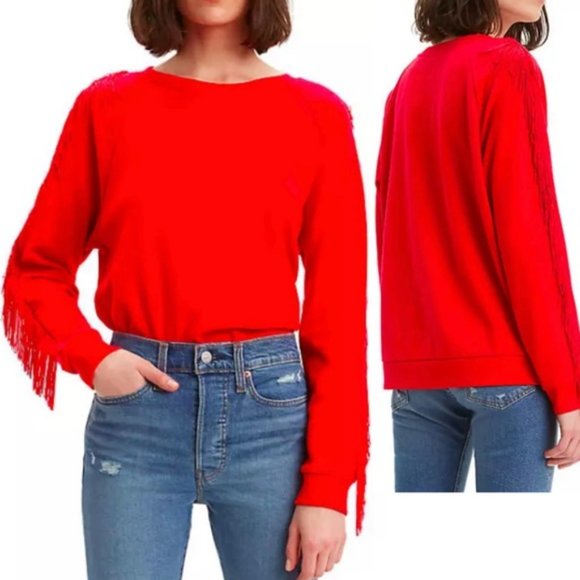 levis fringe sweatshirt